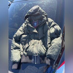 Vince Camuto Dark Green Puffer Jacket